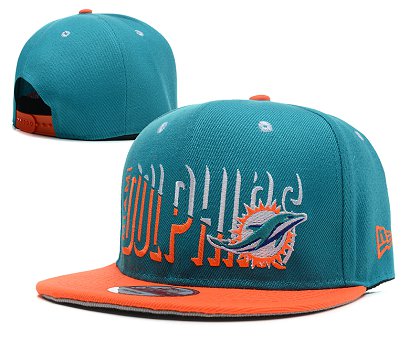 Miami Dolphins Snapback Hat SD 1s06
